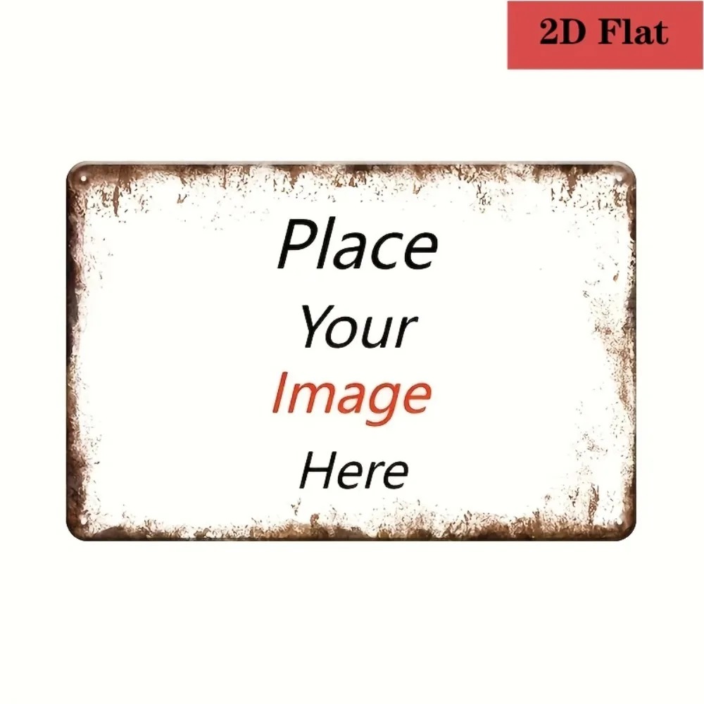 Home Bar And Restaurant - 8 × 12 inç özelleştirilebilir metal