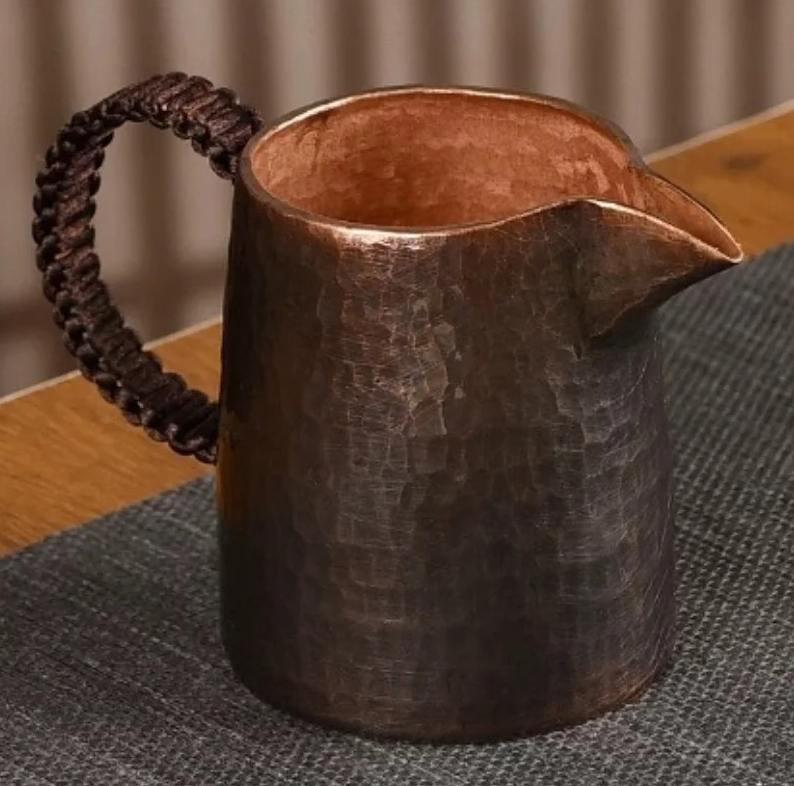 Mule Copper Mug - Vintage Saf Bakır Bardak Düz El
