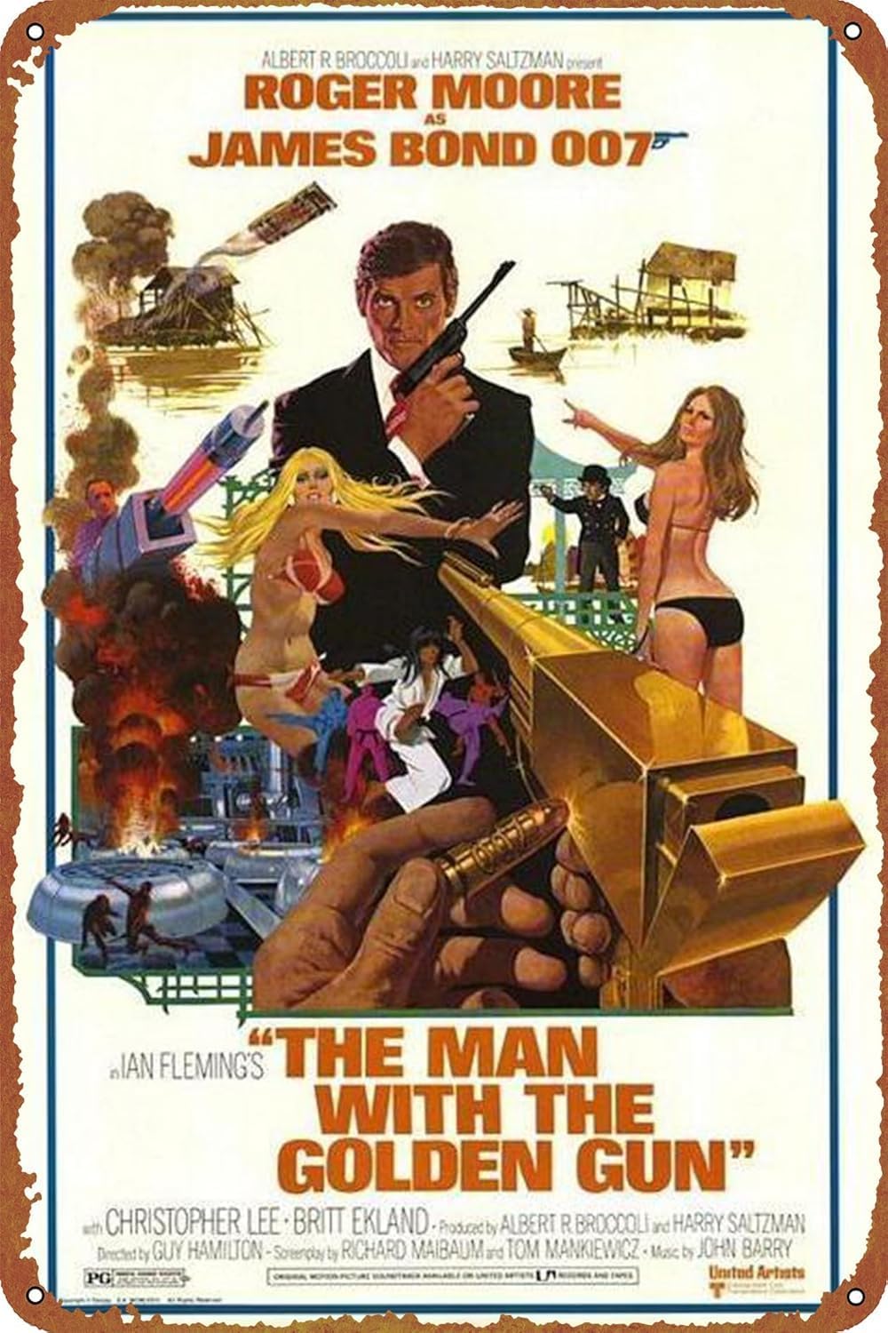 Home Bar And Restaurant - Altın Silahlı Adam Film Posteri Ev,