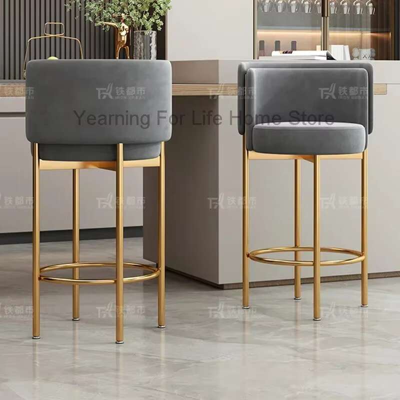 Home Bar Stools - Lüks Sandalye Yüksek Bar Masa Sayaç