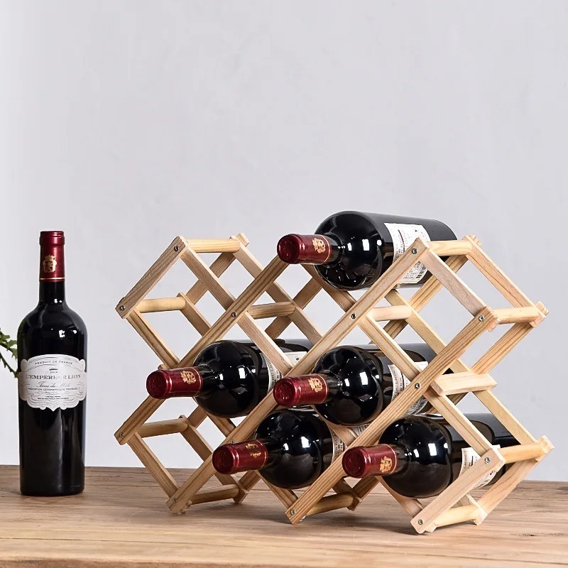 Home Bar Setup - İstiflenebilir Şarap Depolama Rafları 3, 5,