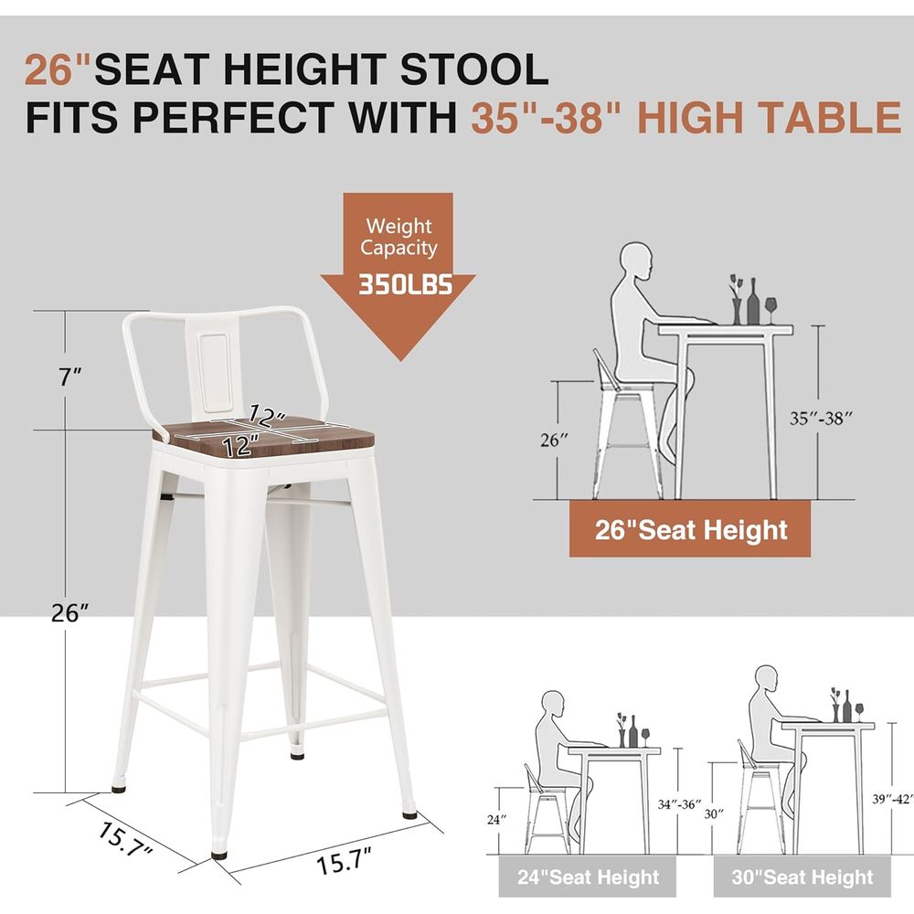 26 İnç Bar Taburesi Seti, 4 Ad - Home Bar Stools incelemesi ve fiyatı