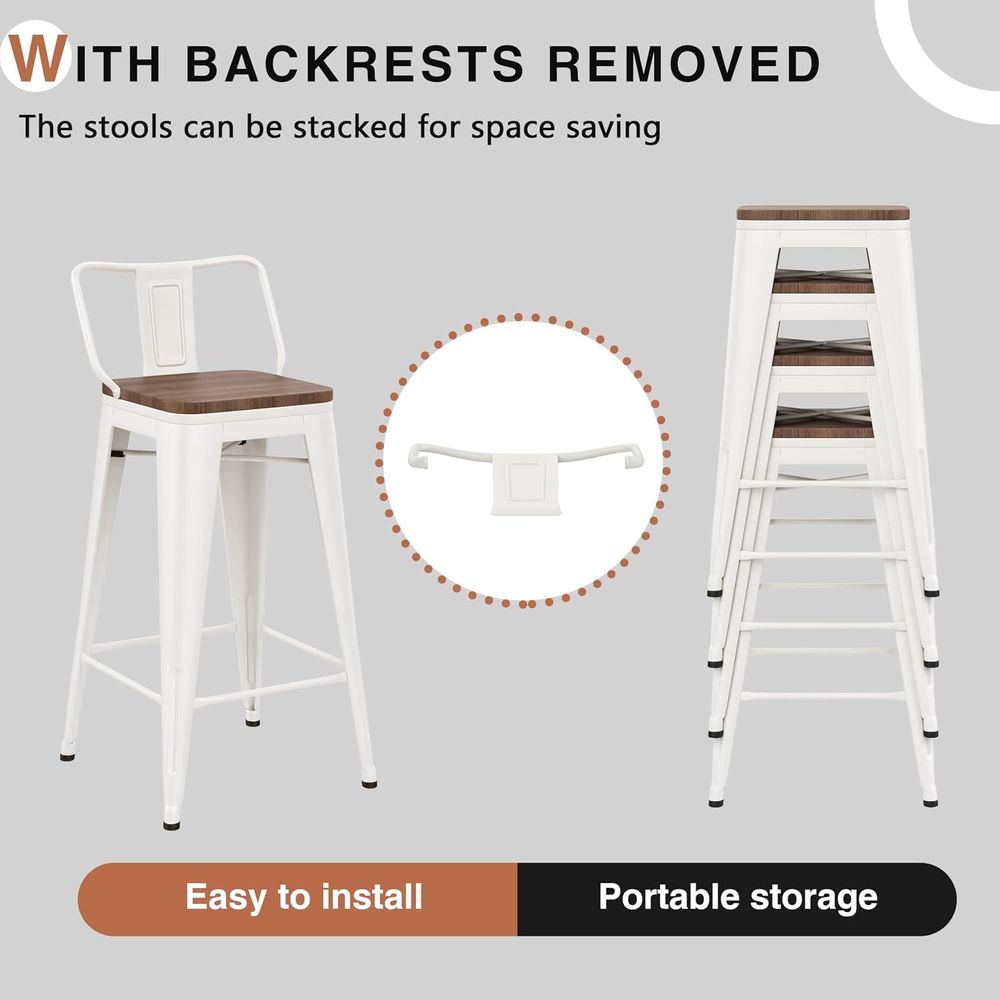 26 İnç Bar Taburesi Seti, 4 Ad - Home Bar Stools incelemesi ve fiyatı