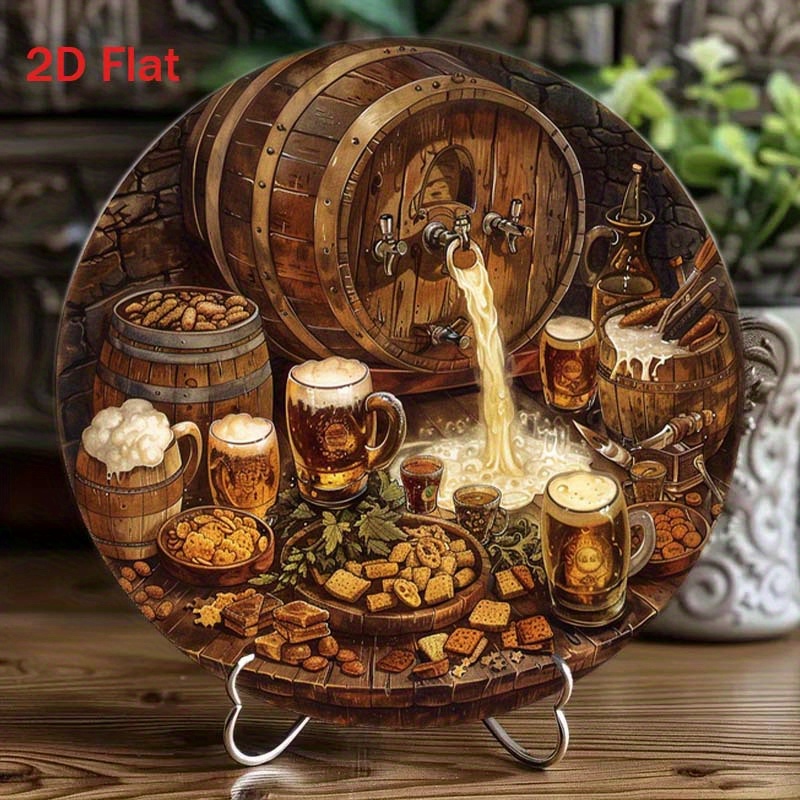 1 adet yuvarlak 2D düz alüminy - Home Bar Cafe incelemesi ve fiyatı
