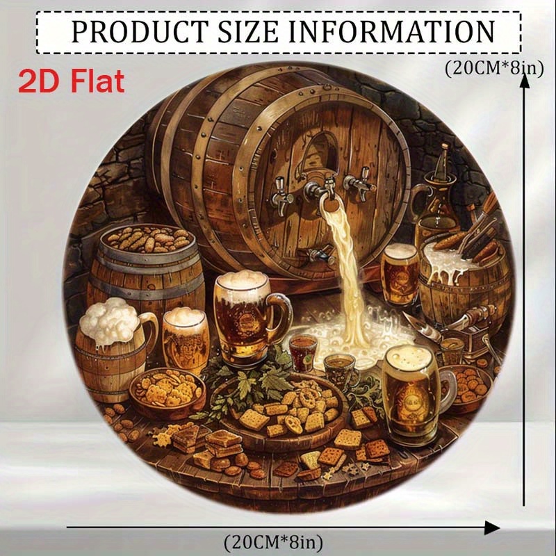 1 adet yuvarlak 2D düz alüminy - Home Bar Cafe incelemesi ve fiyatı