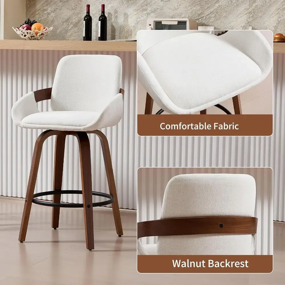 Bej Kumaş Döner Bar Tabureleri - Home Bar Stools incelemesi ve fiyatı