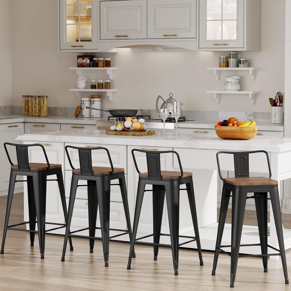 24 İnç Bar Taburesi Seti, 4 Ad - Home Bar Stools incelemesi ve fiyatı