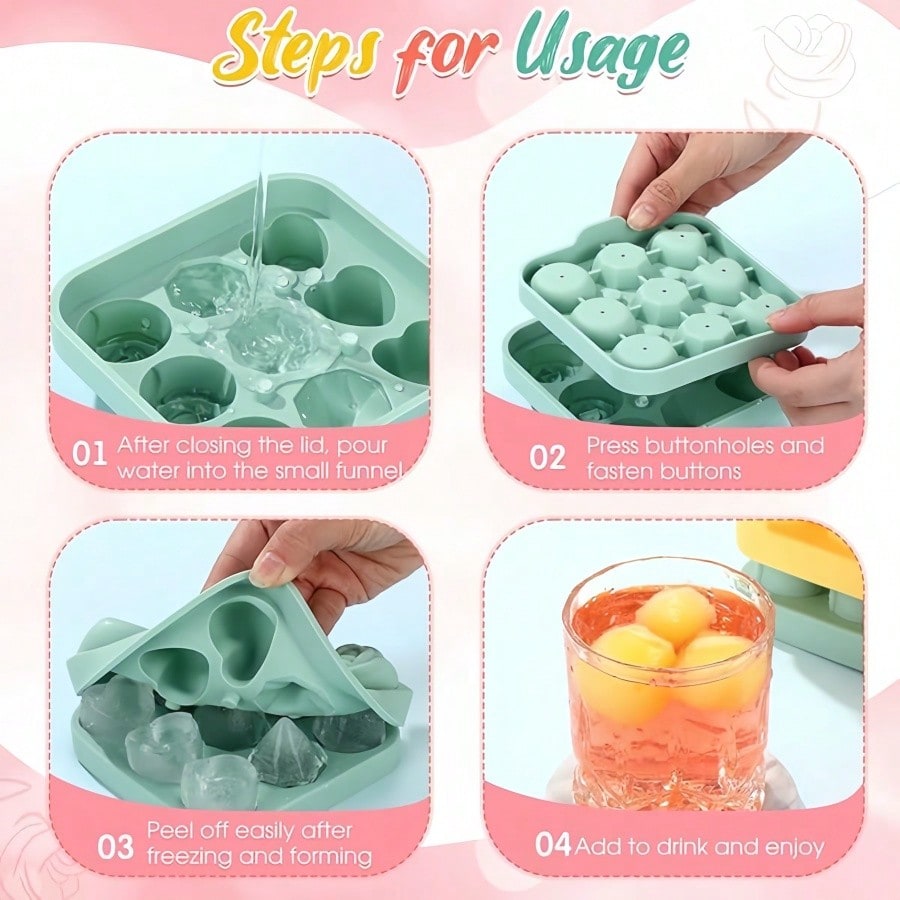 4 Adet Gül Kalp Şeklinde Elmas - Citrus Juicer Bar incelemesi ve fiyatı