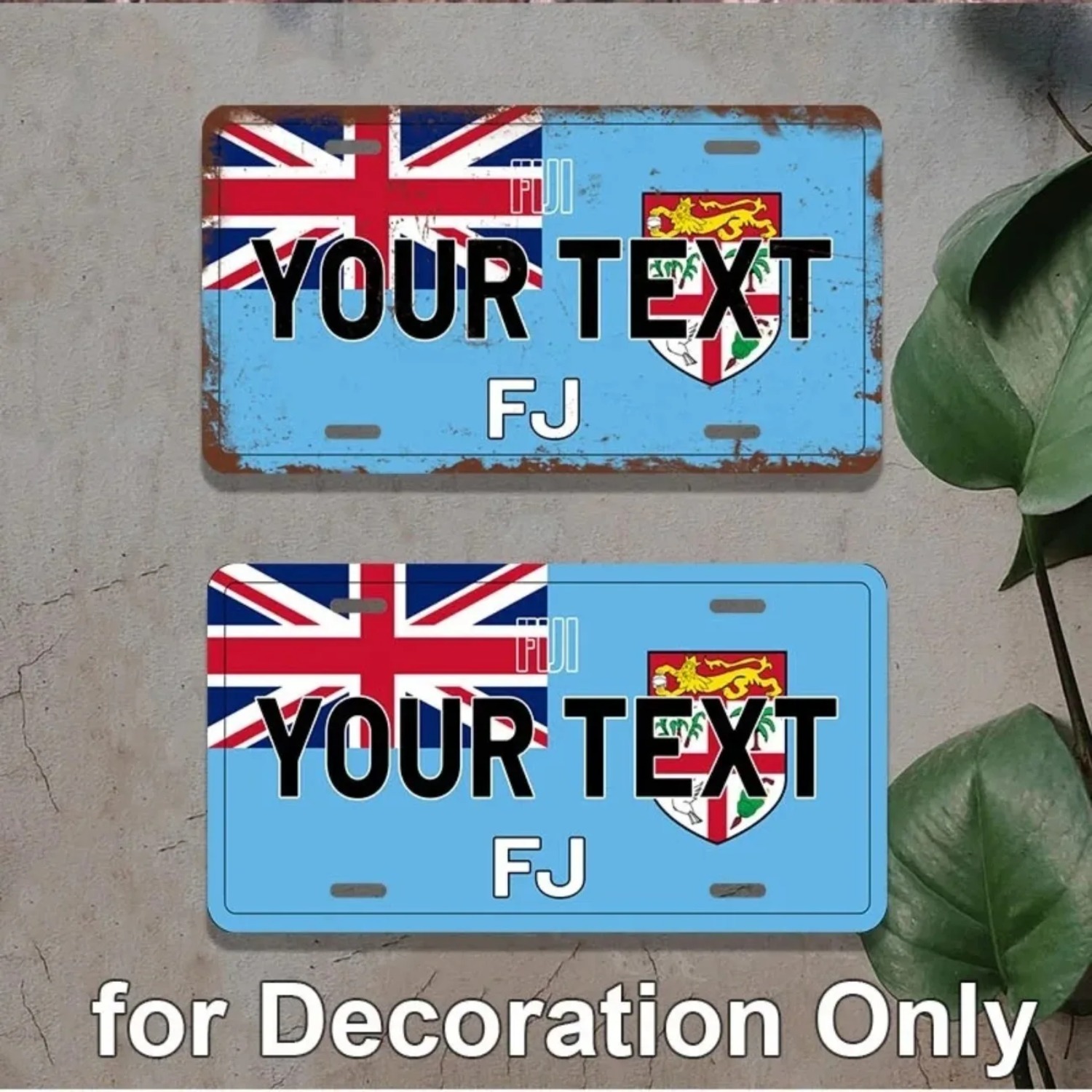 Kişiye Özel Fiji Alüminyum Tab - Home Bar Signs incelemesi ve fiyatı