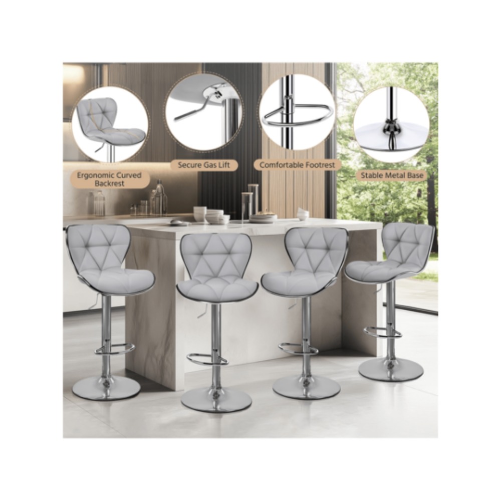 2'li Paket Ayarlanabilir Yükse - Home Bar Stools incelemesi ve fiyatı