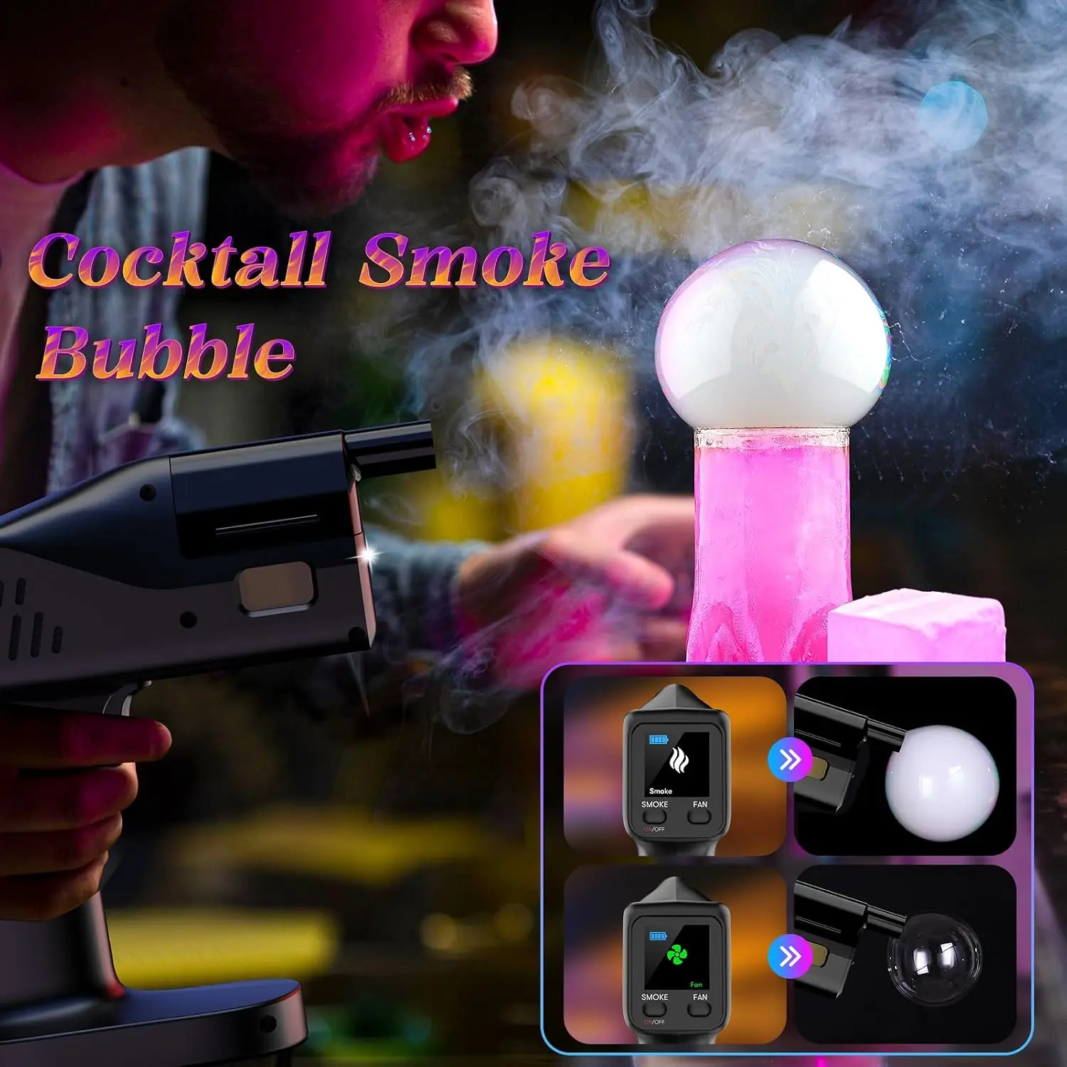 Elektrikli Kokteyl Duman Balon - Smoking Gun Kit incelemesi ve fiyatı