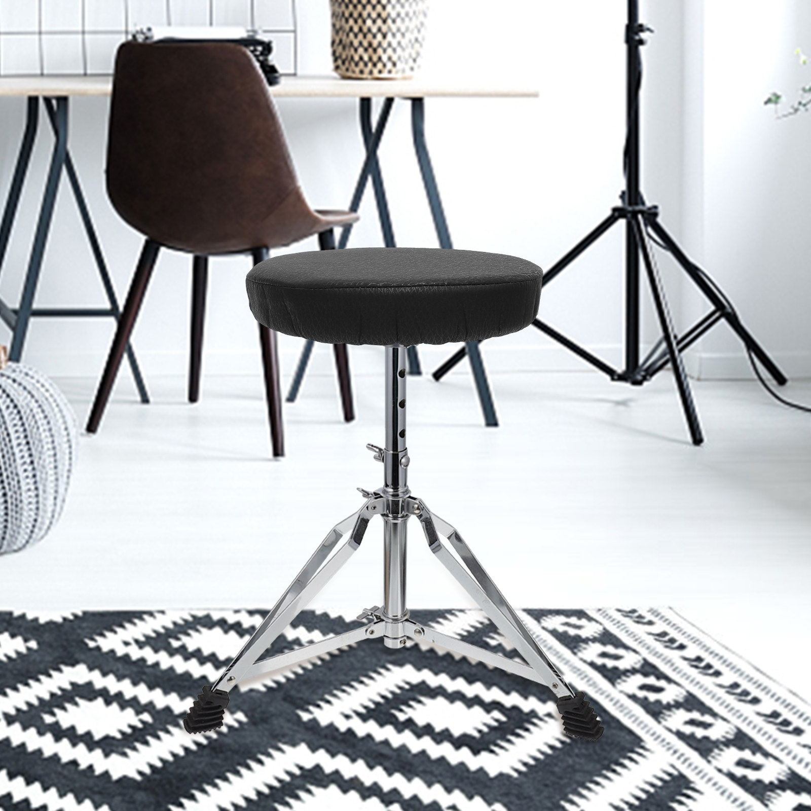Yuvarlak Tabure Kılıfı Siyah E - Home Bar Stools incelemesi ve fiyatı